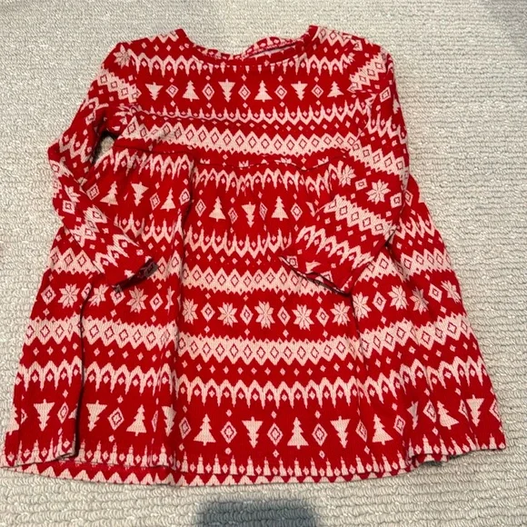 Christmas cotton dress - Picture 1 of 3